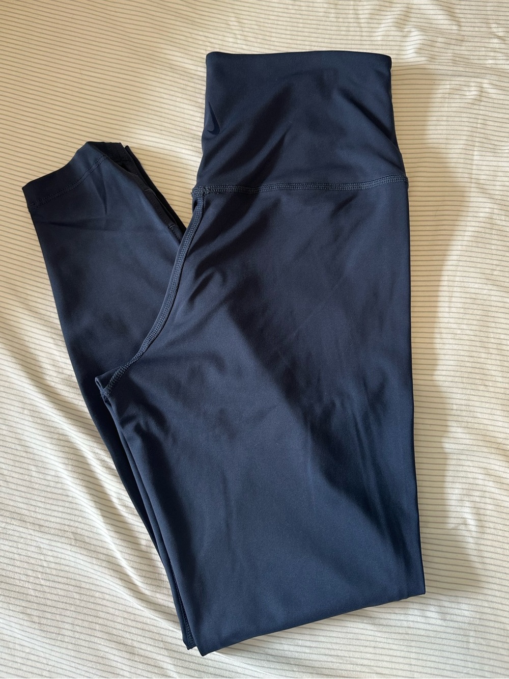 Nike Dri-FIT Yoga Leggings in Navy